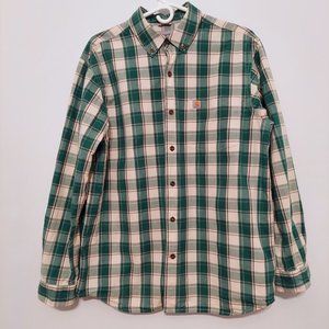 Carhartt Plaid Mid-Weight Large Long Sleeve Shirt